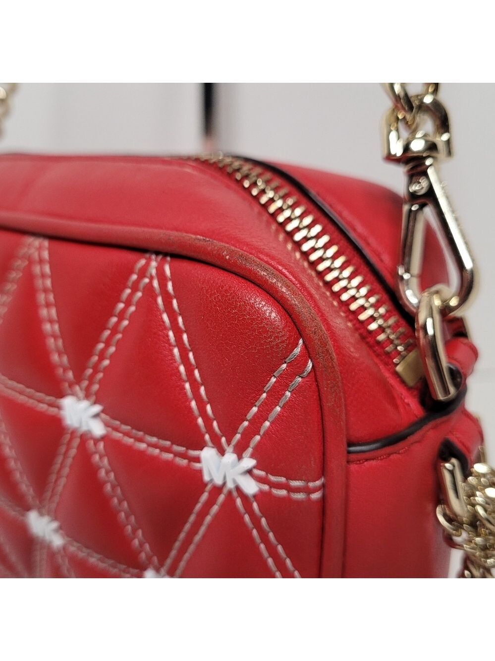 Michael Kors Ginny Quilted Leather Crossbody 32S9LF5M24 - Picture 11 of 16